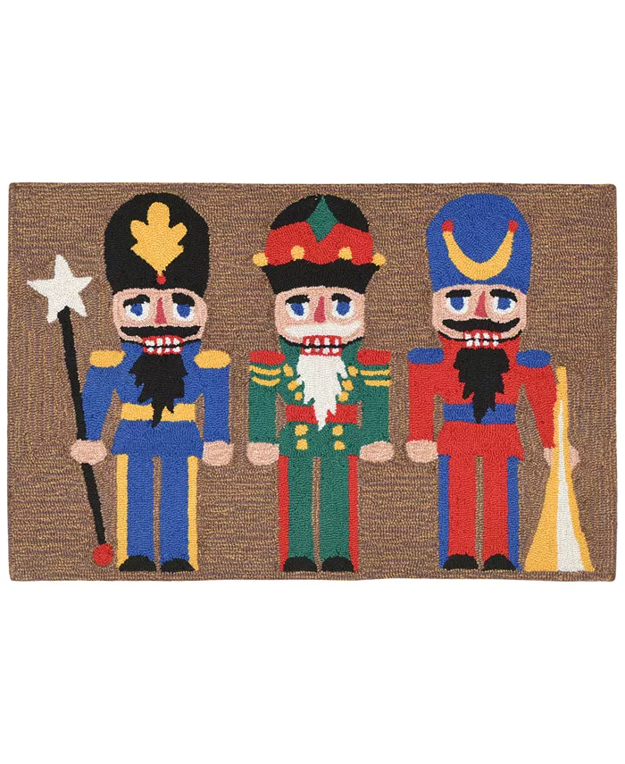 Liora Manne' Liora Manne Front Porch Indoor Outdoor Nutcracker Multi 2' x 3' Area Rug