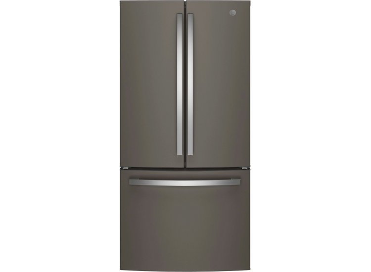 GE ENERGY STAR 18.6 Cu. Ft. Slate Counter-Depth French-Door Refrigerator