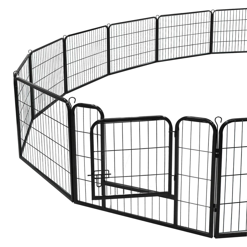 ZenStyle Foldable Detachable Multiple Shape Pet Playpen 16 Panel Dog Kennel Exercise