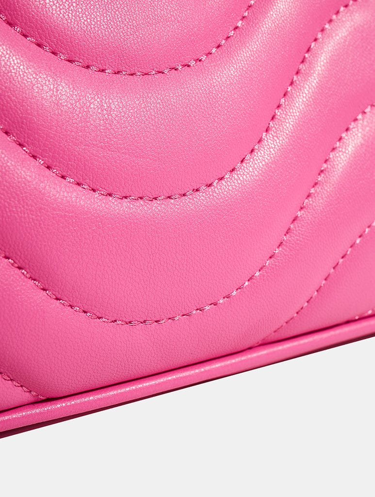 Vanilla Knot Pink Chain Shoulder Bag