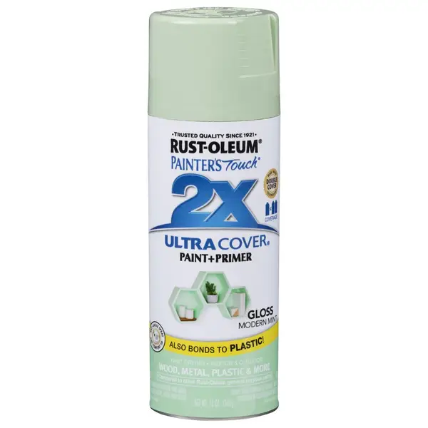 Rust-Oleum 12 oz 2X Gloss Modern Mint Spray Paint and Primer