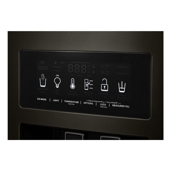 KitchenAid KRSC703HBS 226 Cu Ft CounterDepth SidebySide Refrigera