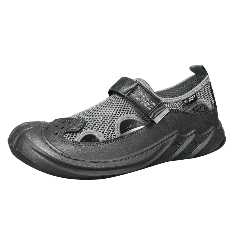 Sandália Masculina Explorer™ com Malha Respirável e Solado Ergonômico / Conforto e Estilo para Aventuras e Uso Diário!
