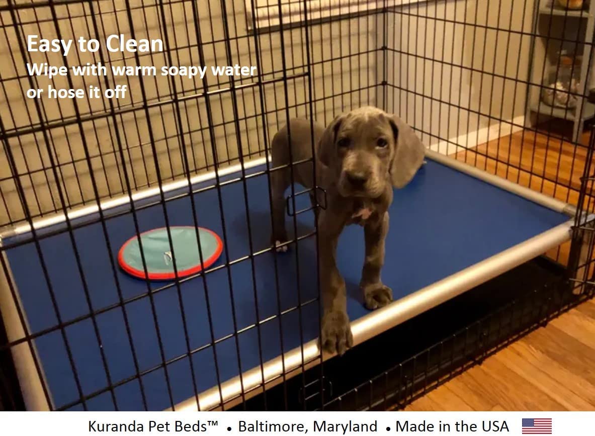 Kuranda Aluminum Dog Bed -Heavy Duty Vinyl Fabric  (Orthopedic Chewproof Elevated)