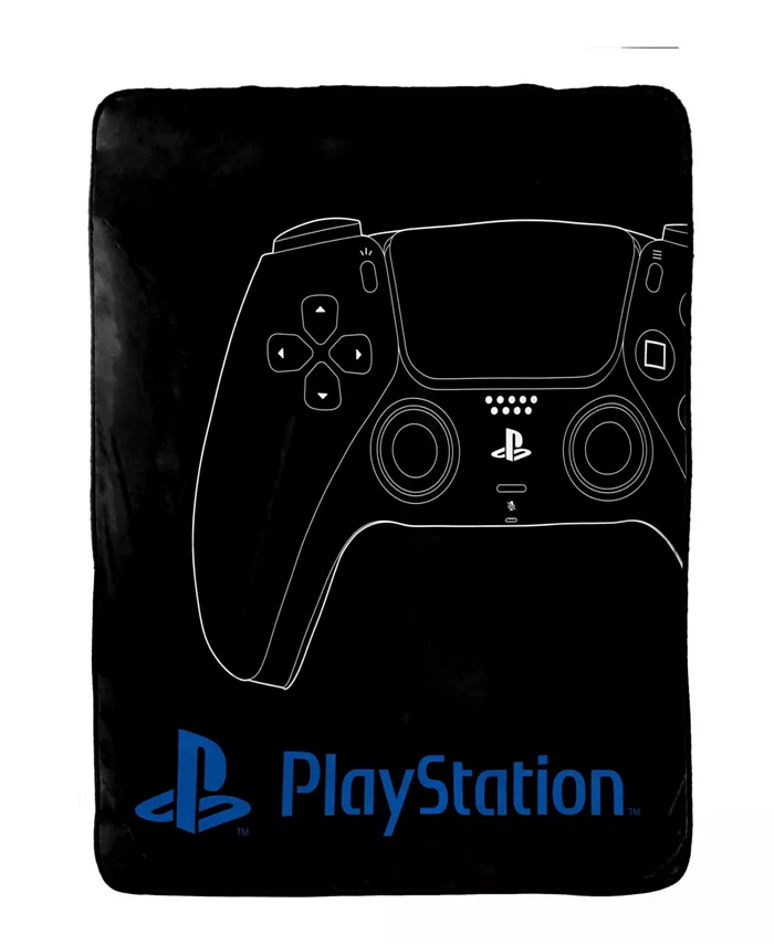Jay Franco PlayStation Vintage-Like Hardware Silk Touch Throw， 60