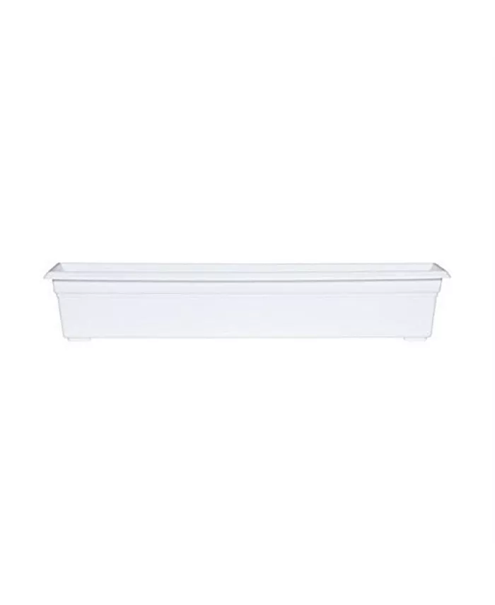 Novelty (#16362) Countryside Flower Box Planter， White - 36