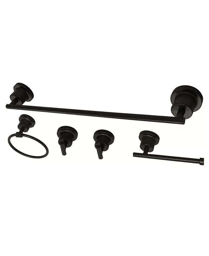 Kingston Brass Concord 5-Pc. Bathroom Accessory Set in Oil-Rubbed Bronze