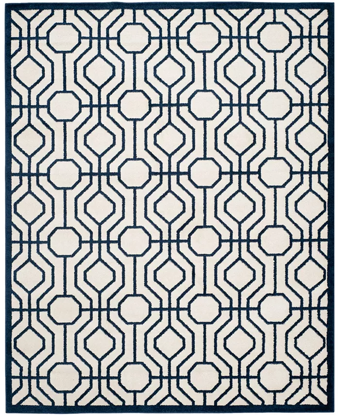Safavieh Amherst 416 Ivory and Navy Area Rug Collection
