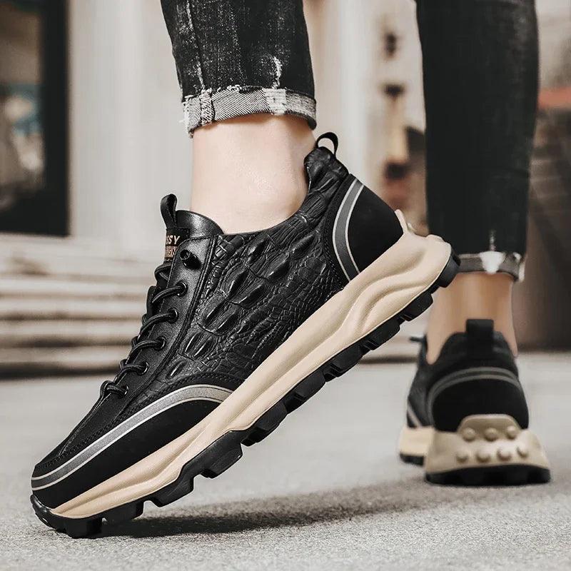 Tênis Sport Crocodille Explorer™: Design Imponente com Solado que Absorve Impacto!