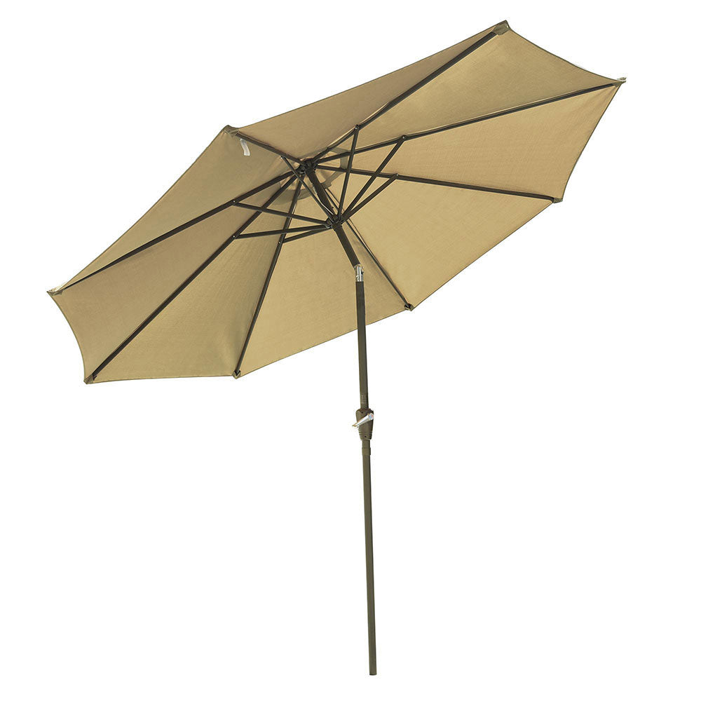 Yescom 10ft 8-Rib Patio Tilt Market Umbrella w/ 200gsm Canopy Color Options
