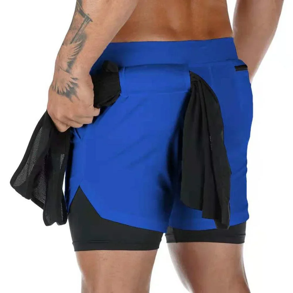 Shorts Masculino 2 em 1 com Suporte Para celular - ProSport / Estilo e Funcionalidade em um Só Produto!