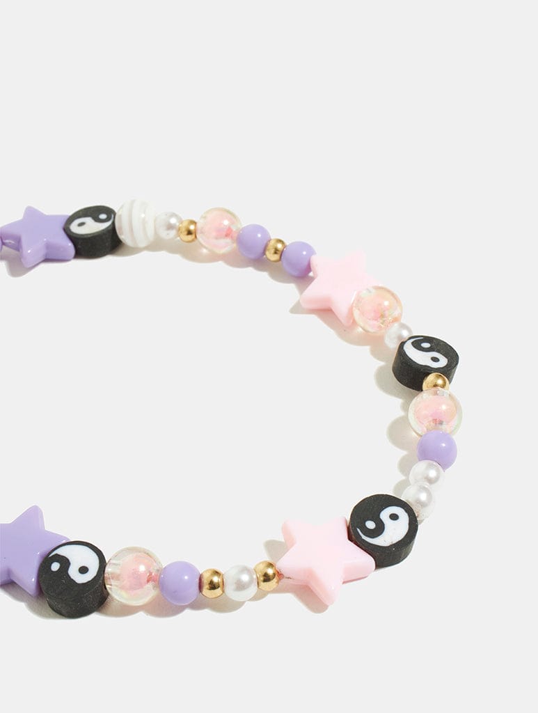 Yin Yang Beaded Phone Strap