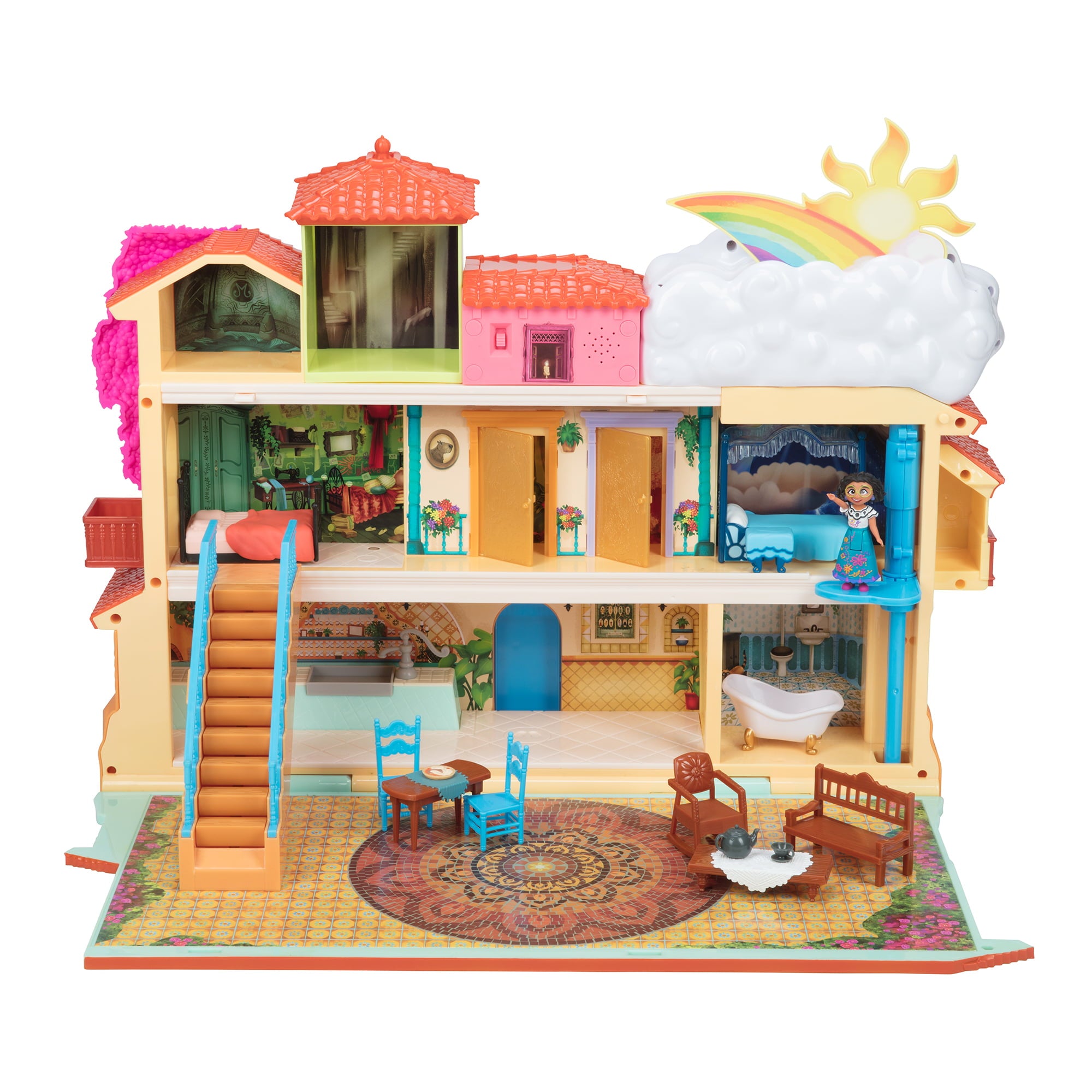 Disney Encanto Magical Casa Madrigal Interactive Small Dollhouse Playset