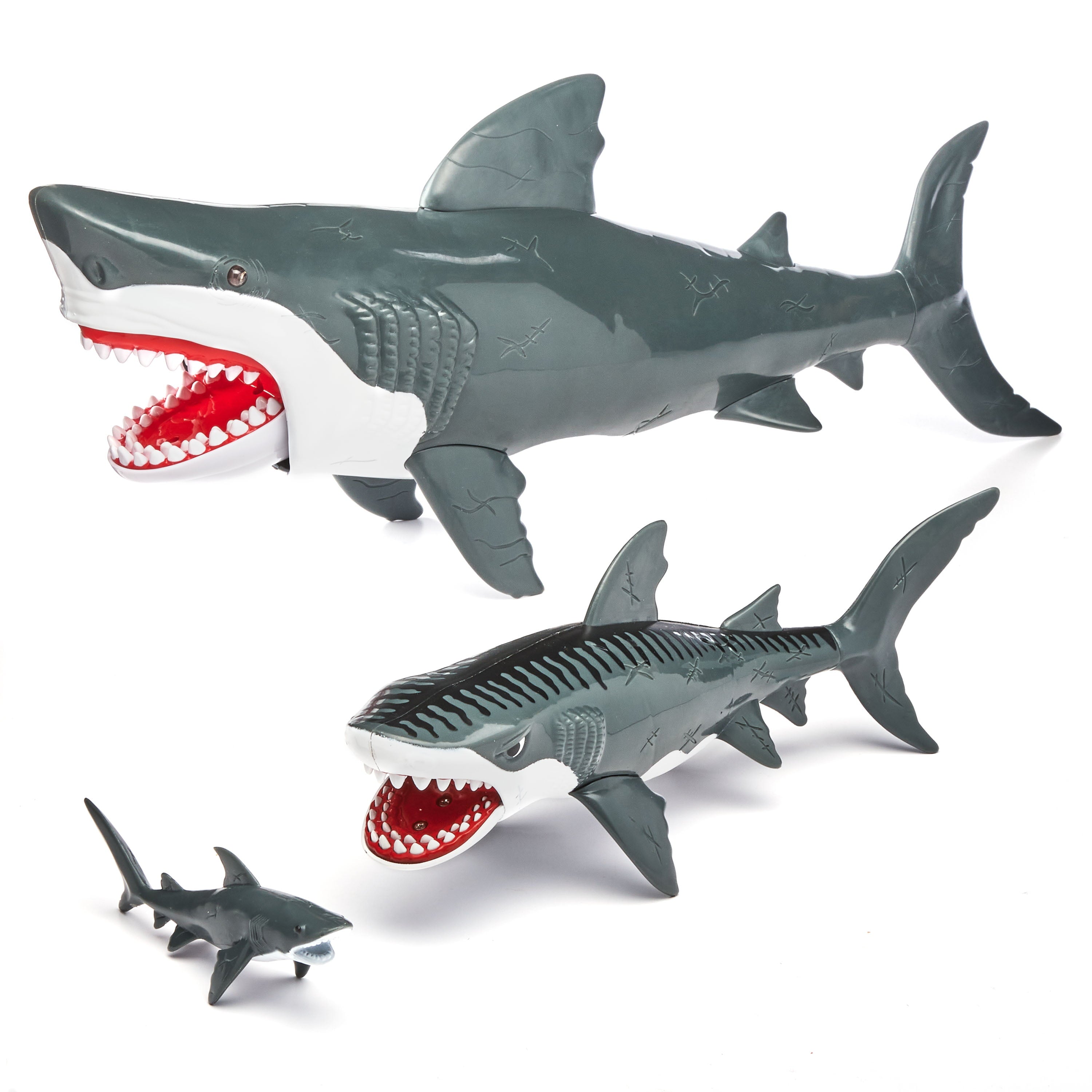 Kid Connection Shark Exploration Play Set， With Marine Boat and Vehicles， 31 Pieces