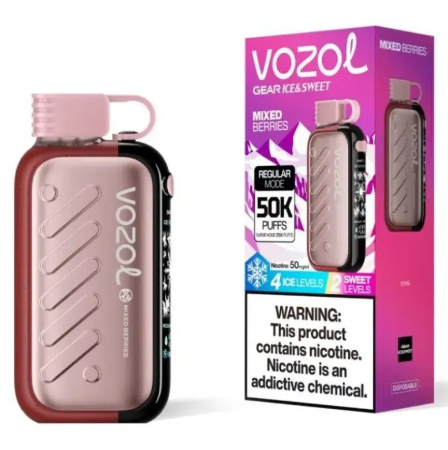 🤑Save $20 AUD 🧊 VOZOL GEAR ICE&SWEET 50000 Puffs – 10-Pack Disposable Vape with Ice & Sweet Control