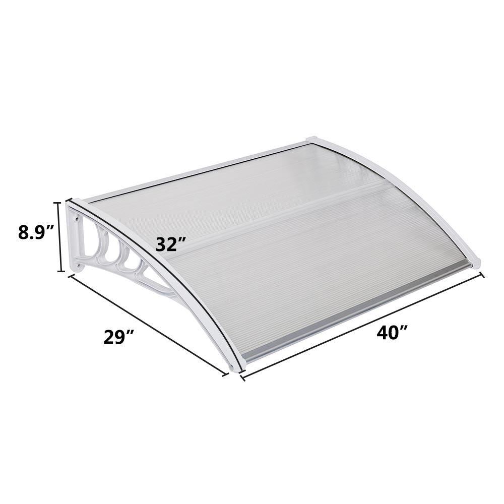 Yescom Door & Window Poly Awning Canopy 40