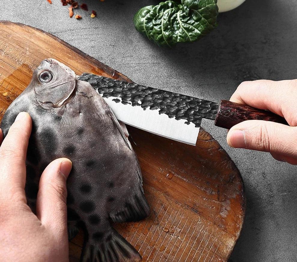 Faca de Peixe SeaSharp™ - Afiada, Ergonômica e Resistente!