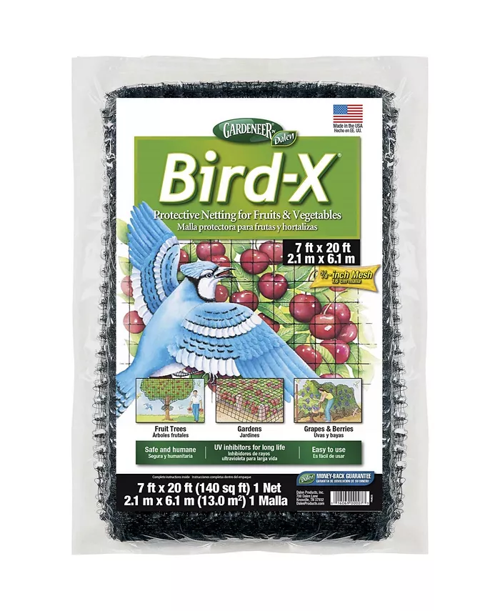 Dalen Bird-X Protective Netting for Fruit Vegetables Black 7ft x 20ft
