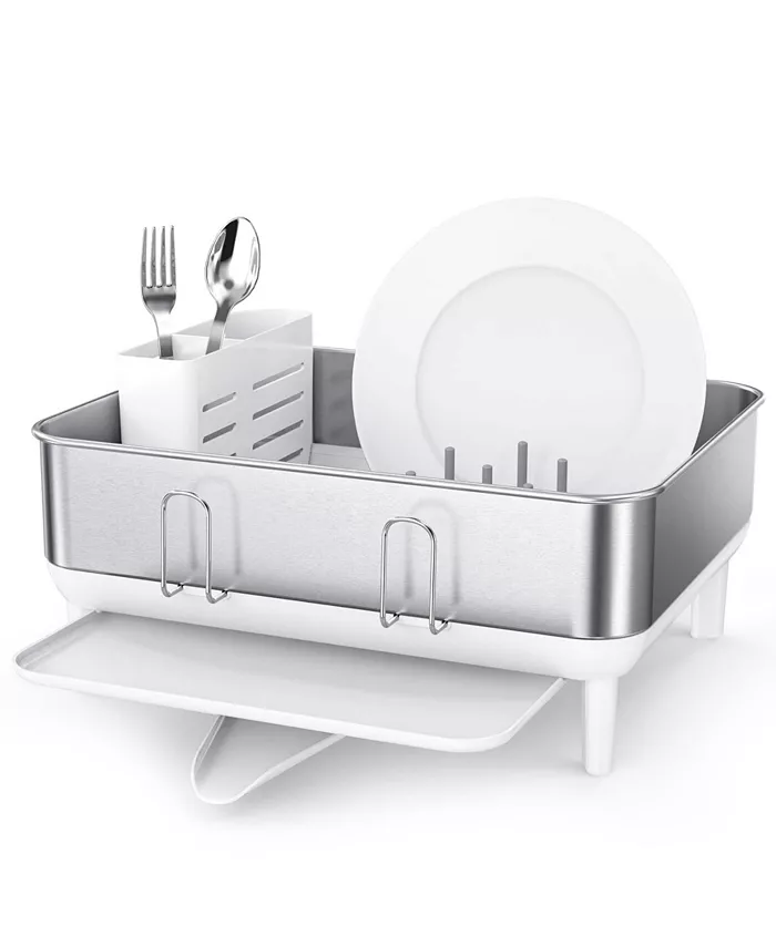 simplehuman Compact Steel Frame Dish Drying Rack