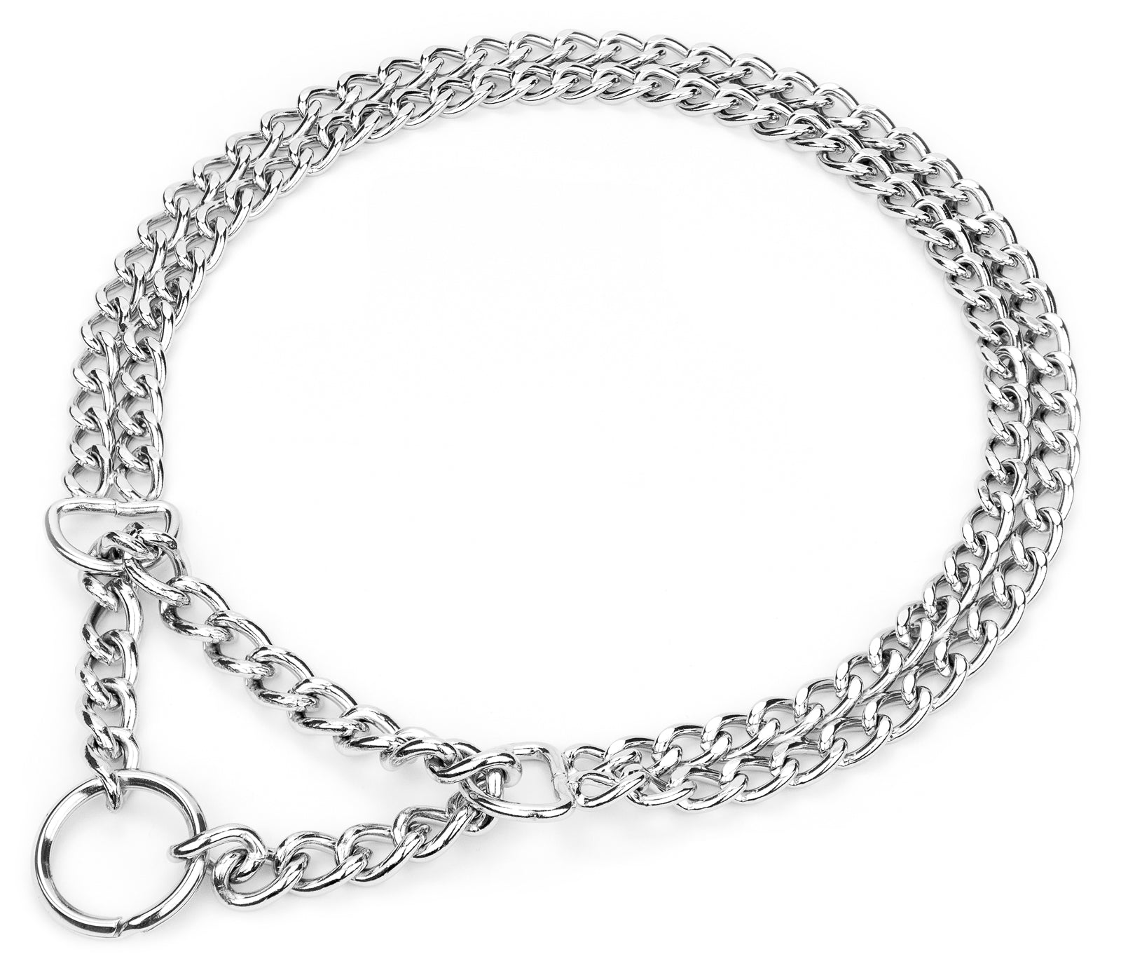 Country Brook Design® Chain Martingale Dog Collar， Medium