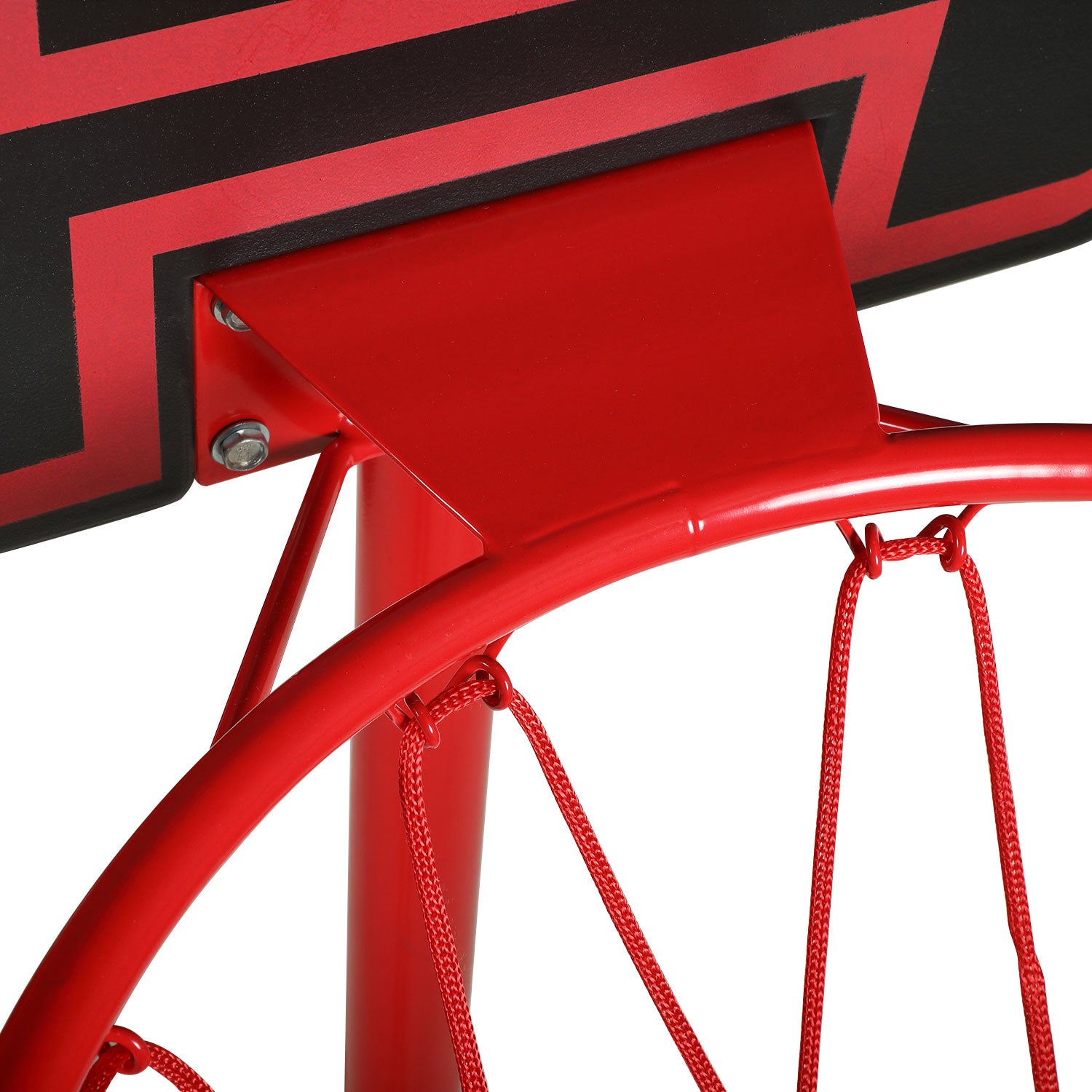 Dodensha Portable Removable Basketball Stand Kids Junior Height-Adjustable Hoop Stand with Wheels for Child，Black