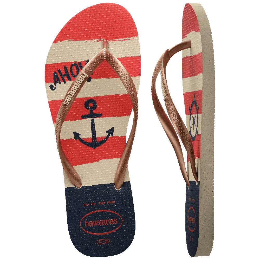 Chinelo Havaianas Slim Nautical