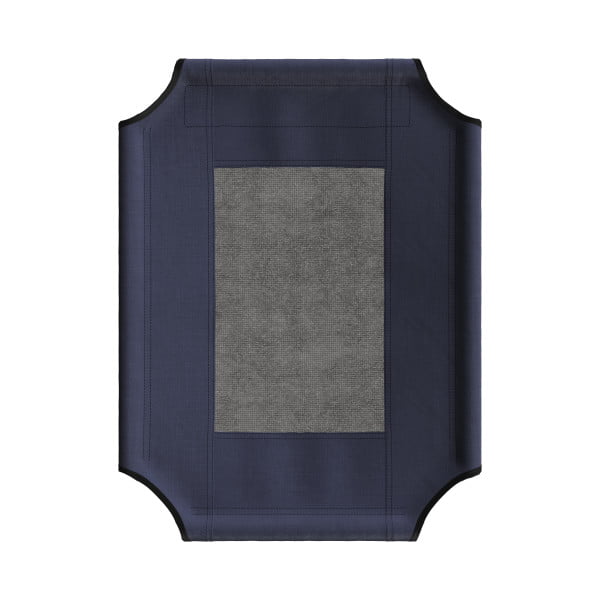 Elevated Dog Bed Cover - 24.5x18.5-Inch Replacement Pet Bed Cover with Mesh Panel - For Indoor/Outdoor Use - Dog Cot Not Included by PETMAKER (Blue)