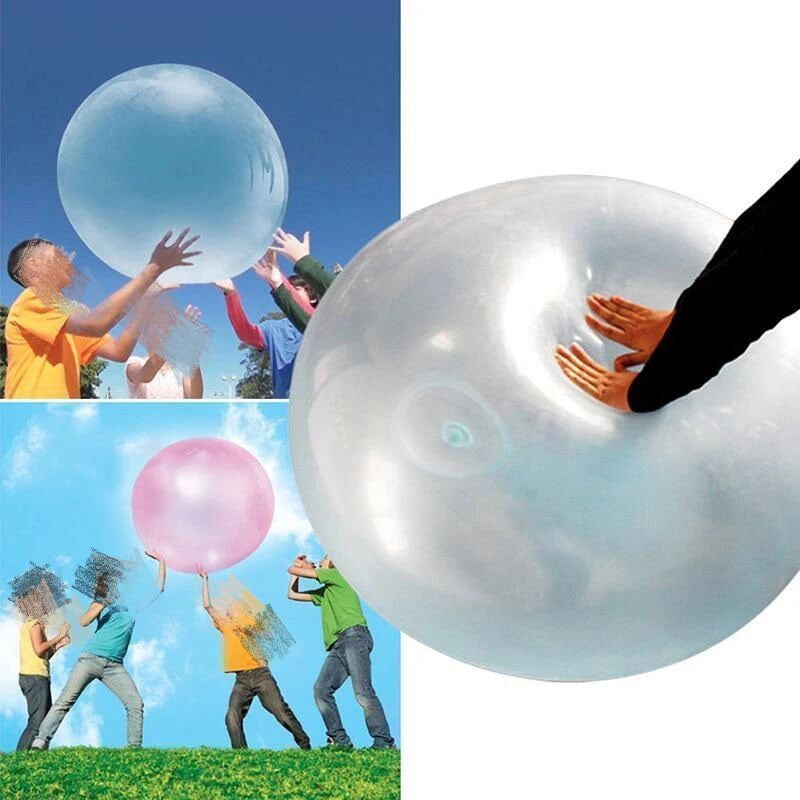 JETTINGBUY 40/120cm Inflatable Wubble Bubble Ball Balloon Stretch Outdoor Beach Kids Toy