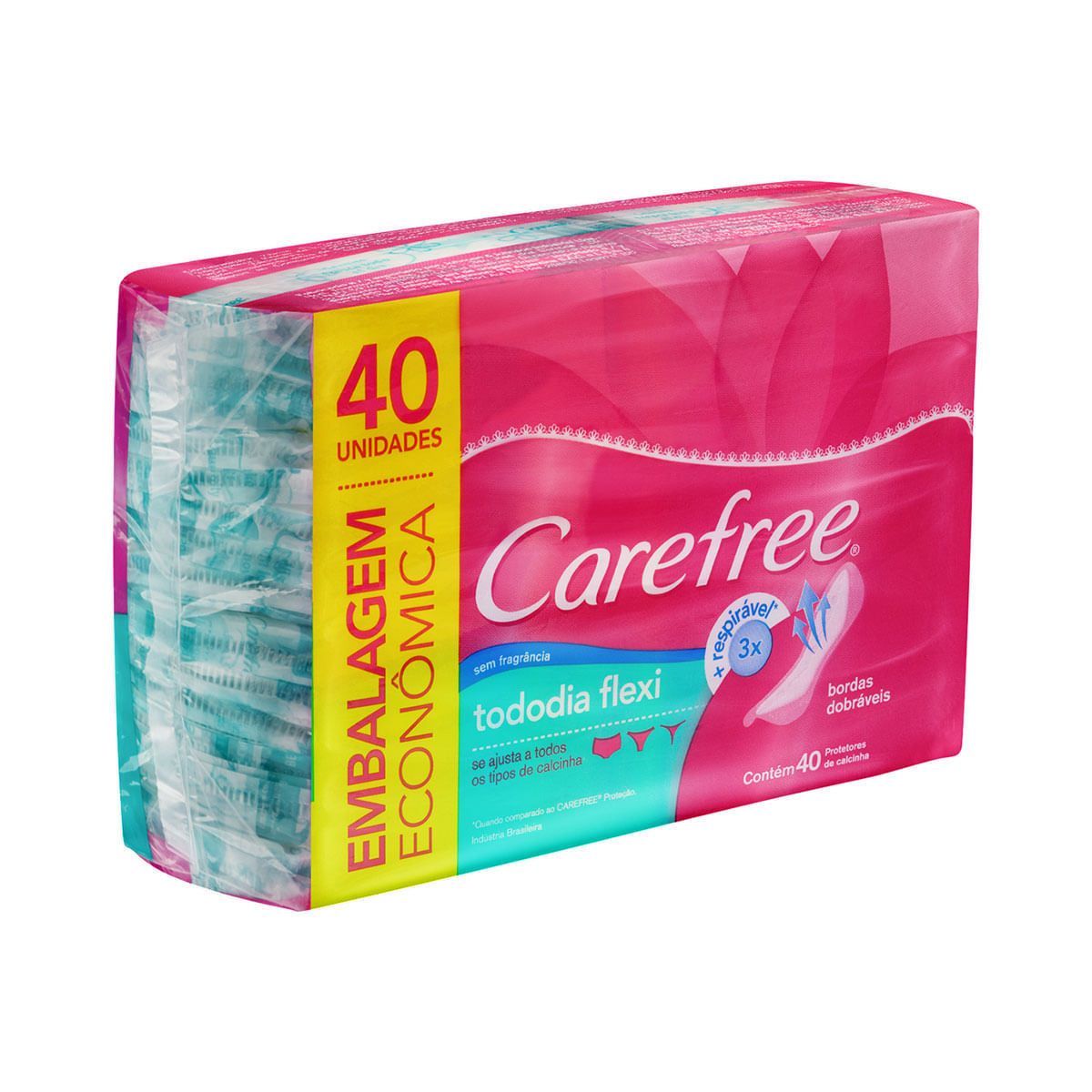 Absorvente Diario Carefree 40 unidades