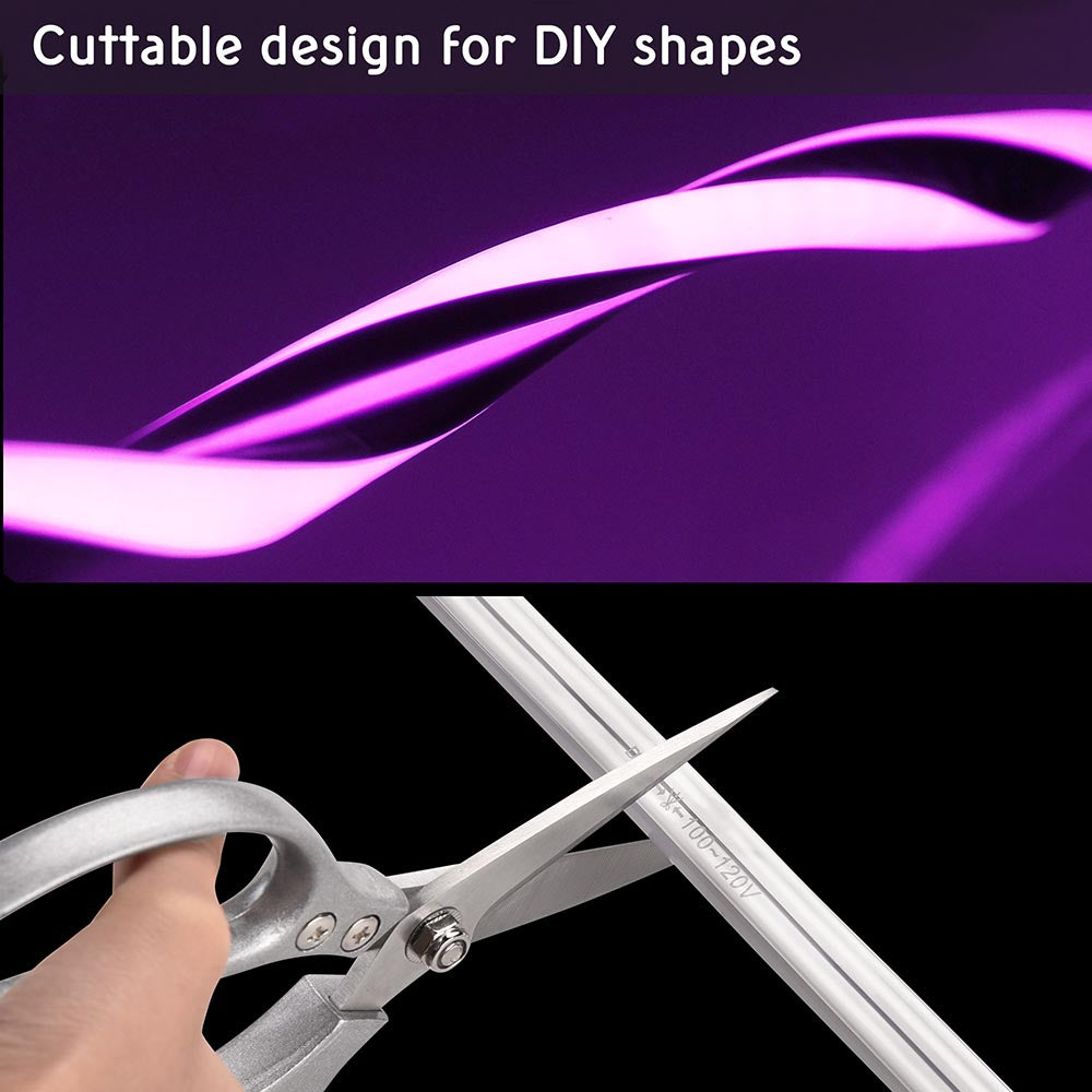 DELight Neon Rope Light Flexible 50ft 16 Colors & 4 Modes