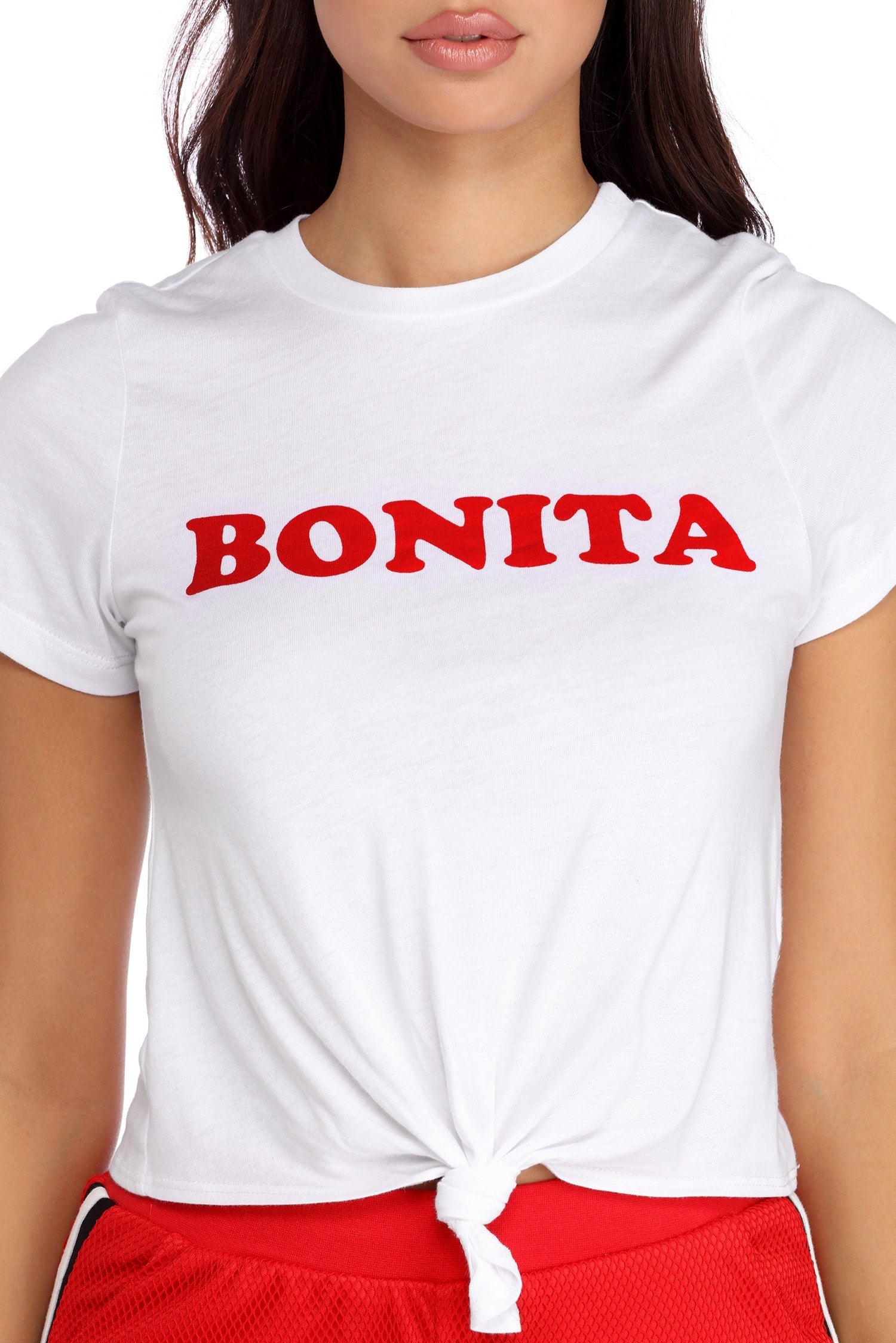Knotted Bonita Crop Tee