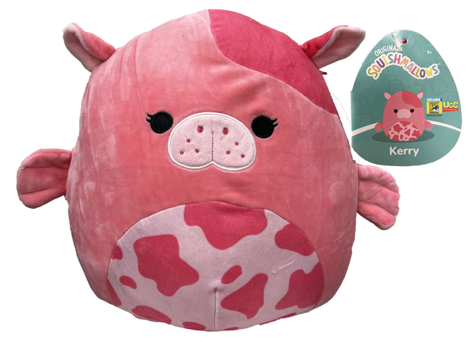 Squishmallows Kerry the Hot Pink SeaCow Plush