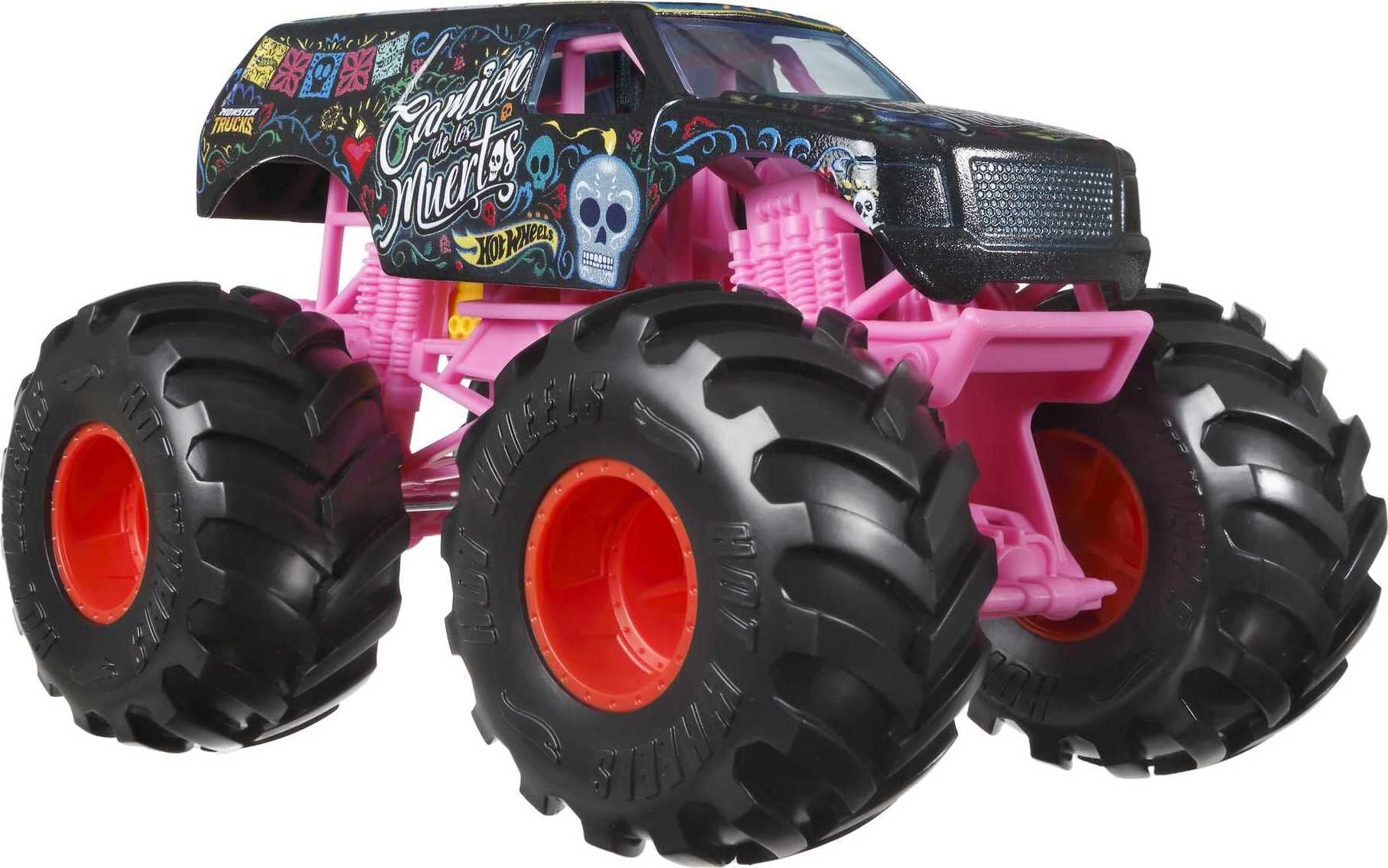 Hot Wheels Monster Trucks Demo Derby 1:24 Scale Die-Cast Assortment Toy Vehicles For Kids 3 Years and Up
