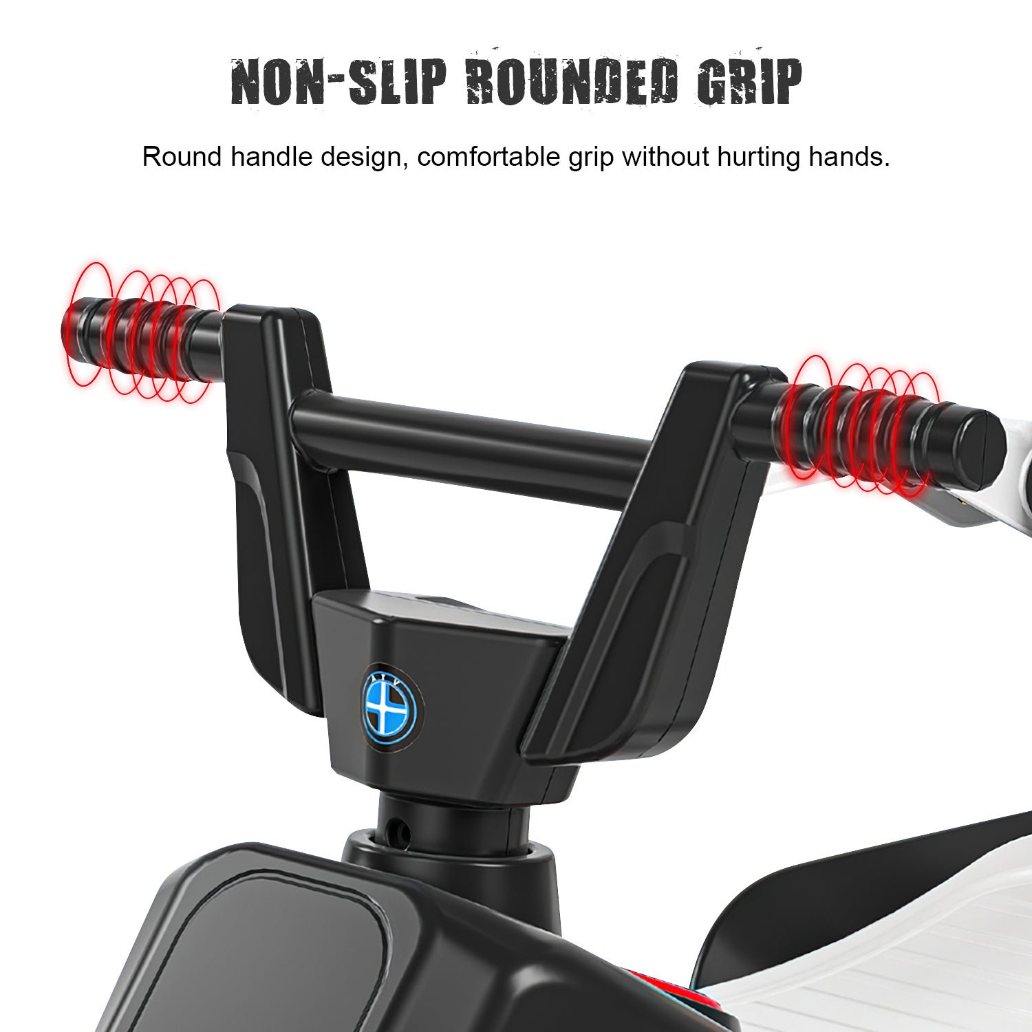 Werseon 6V Kids Ride-On Electric ATV， 4-Wheeler Quad Car Toy with LED Headlights， Bluetooth