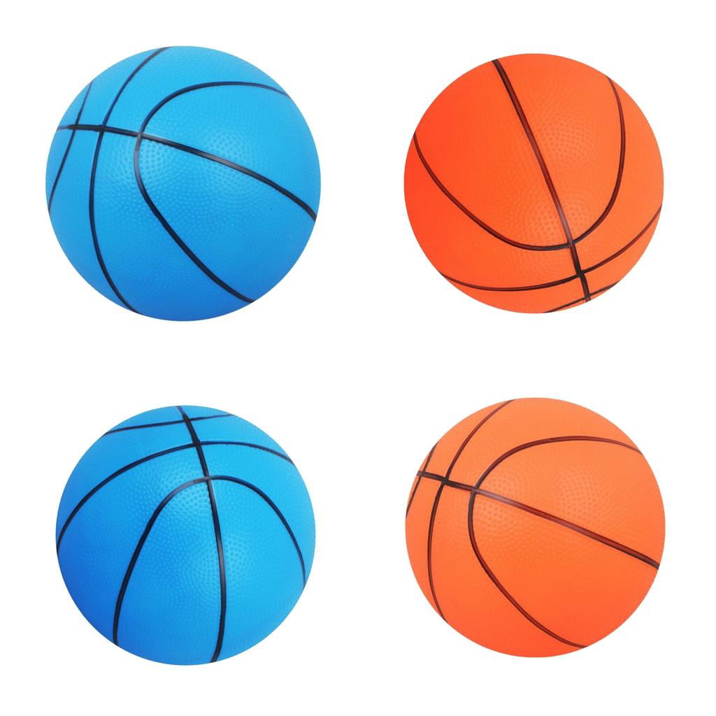4 Pieces 16cm Inflatable Basketball Bouncing Balls Kids Child Sport Toy for Boy