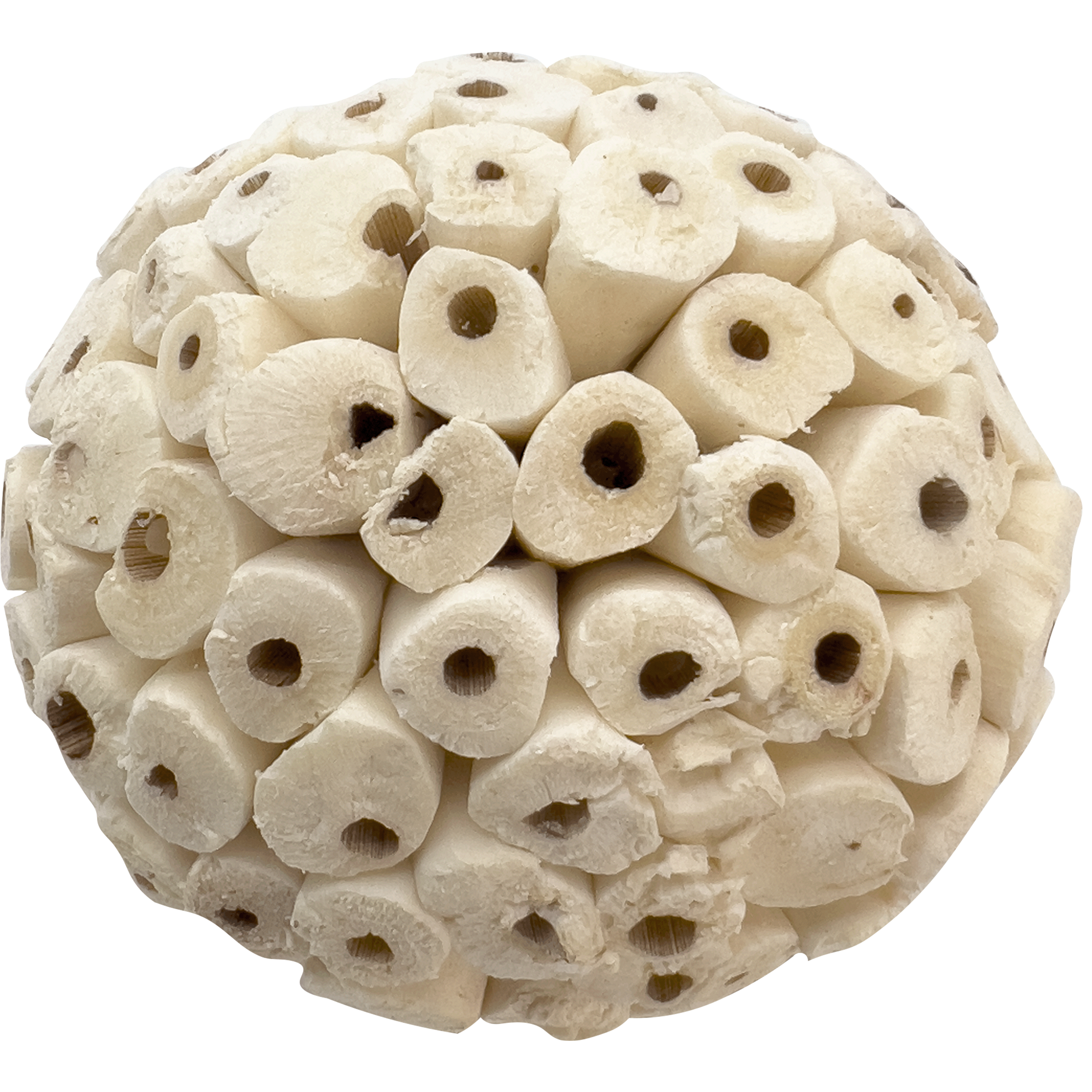 5101 Pk3 Big Sola Bird Balls 3.2 Inch Diameter MandM Bird Toys Natural Material Shredding