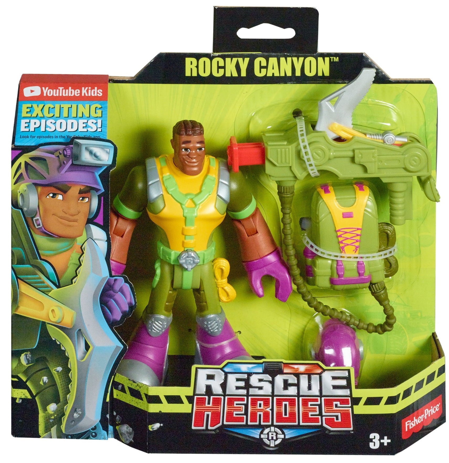 Fisher-Price Rescue Heroes Rocky Canyon Figure Set