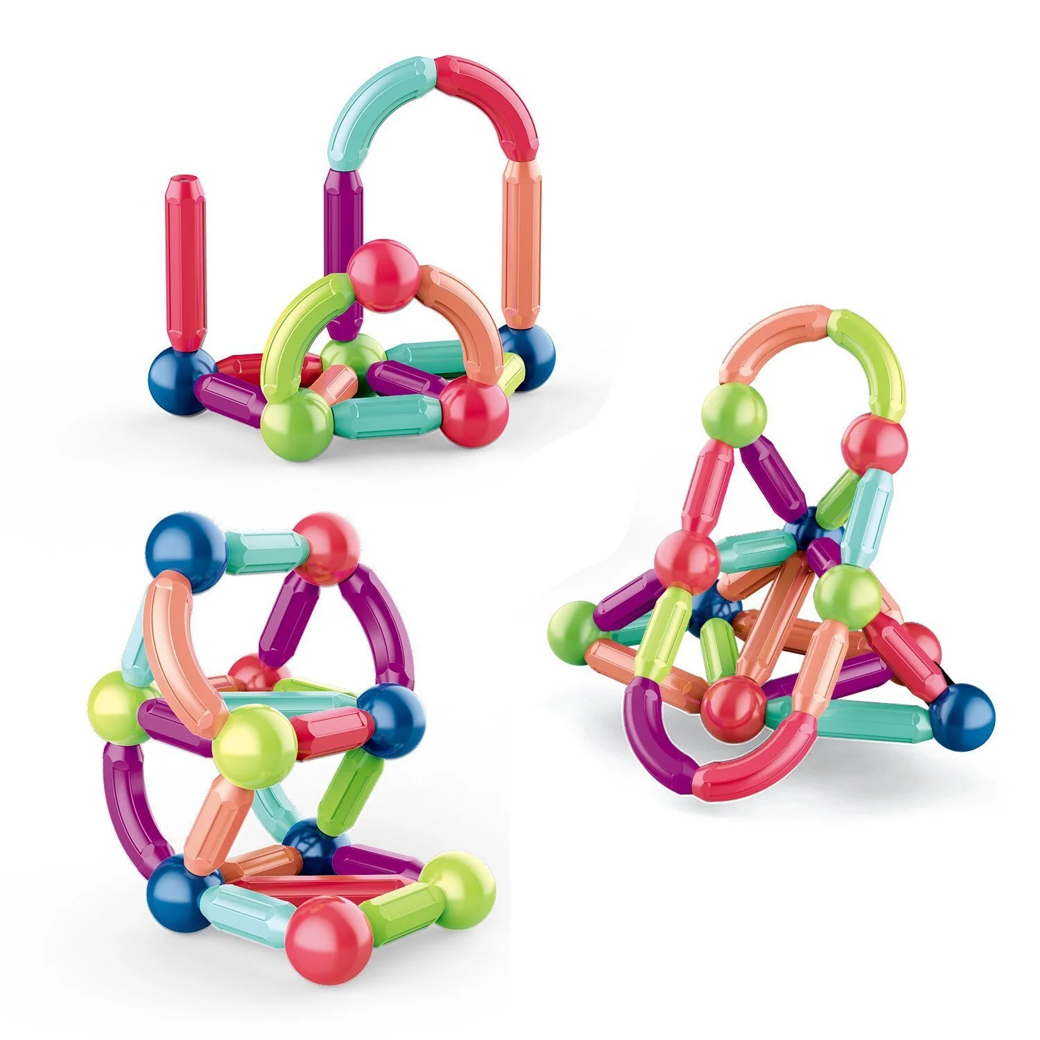 Mother's Day Sale - 49% OFF --- Magnetic Balls and Sticks Educational