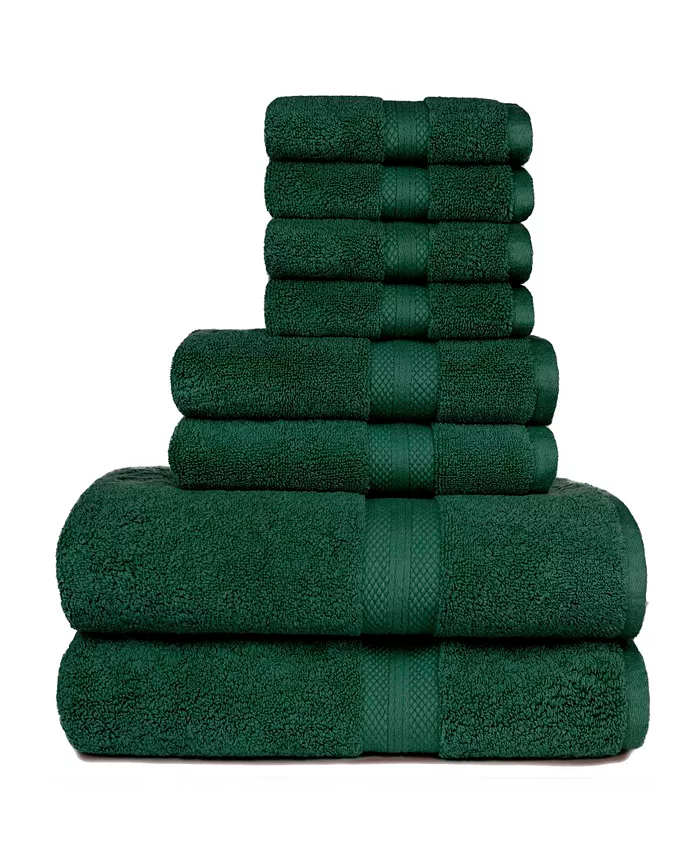 American Dawn American Dawn Sarajane 800 GSM Solid 8 Piece Bath Towel Set