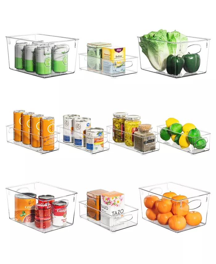 Sorbus 10-Piece Plastic Organizer Storage Bins Set