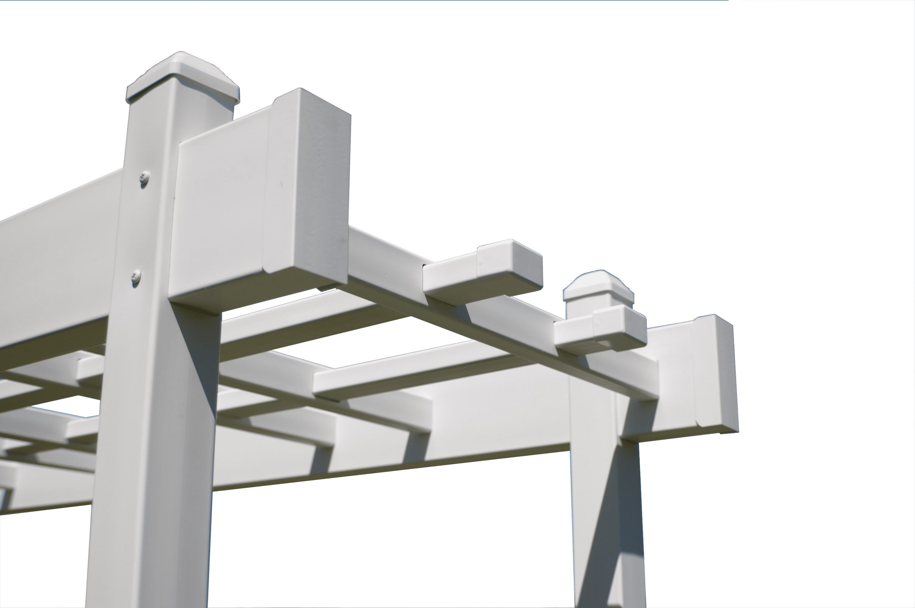 DuraTrel Maplehill Expandable 83" Tall White Vinyl Arbor