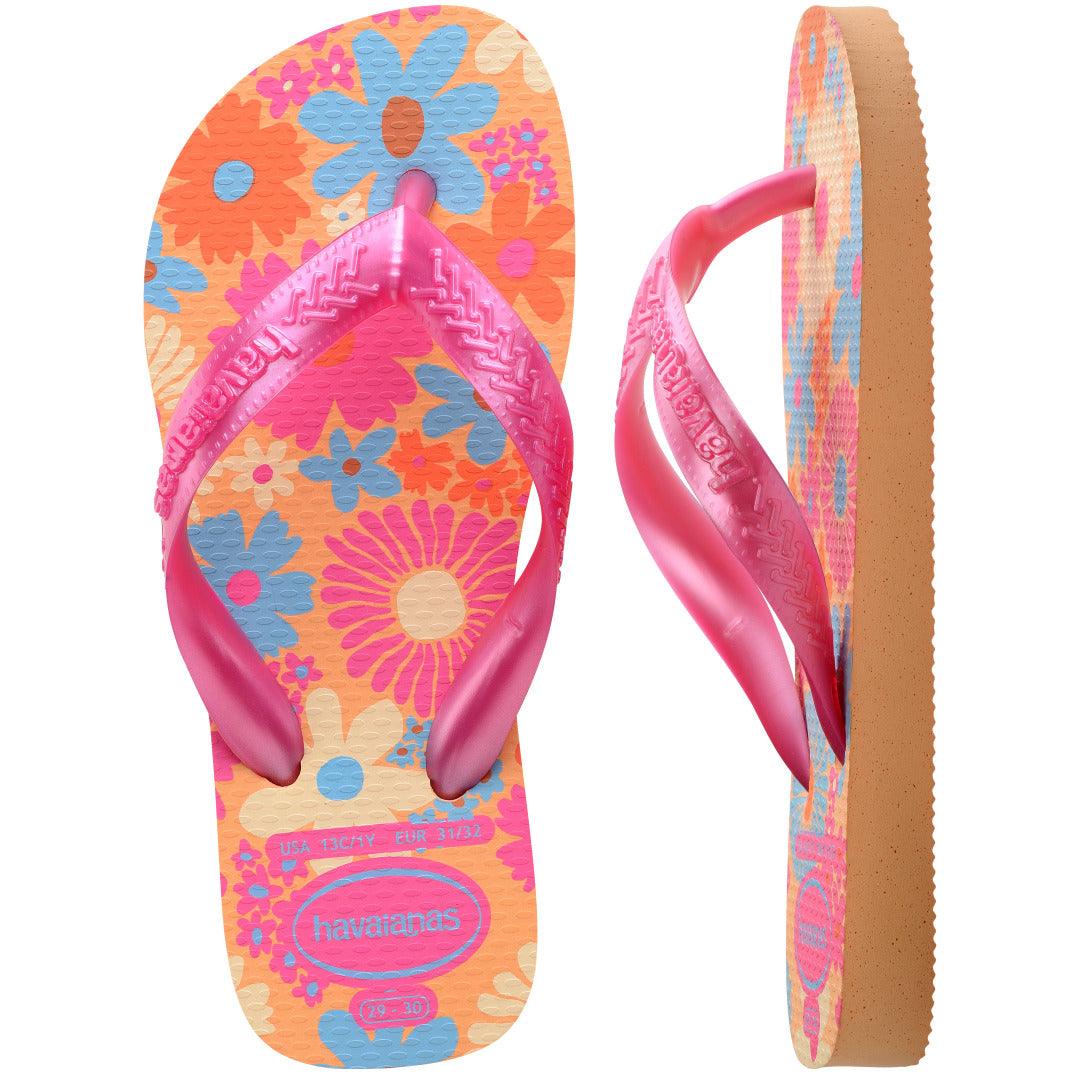 Chinelo Havaianas Infantil Flores
