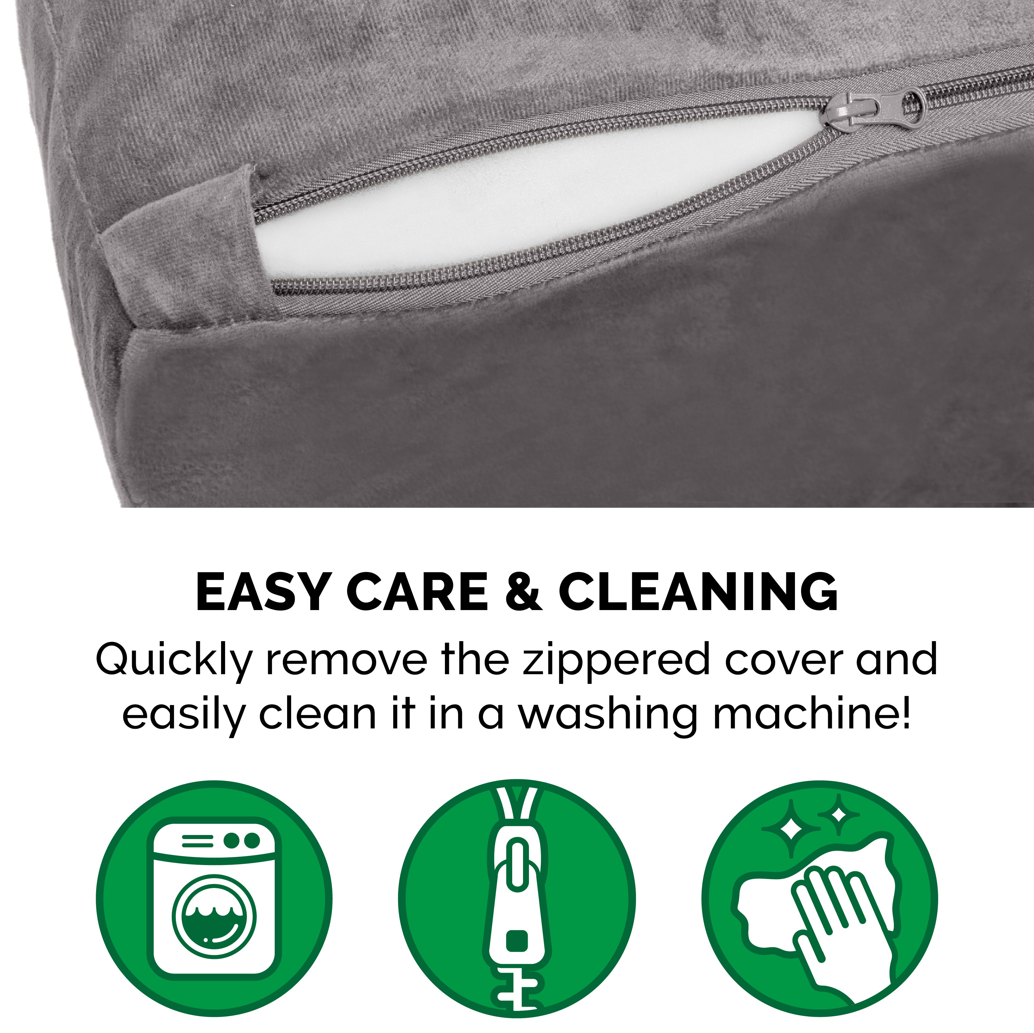 FurHaven | Orthopedic Goliath Quilted Faux Fur and Velvet Chaise Lounge Pet Bed for Dogs and Cats， Gray， 2XL