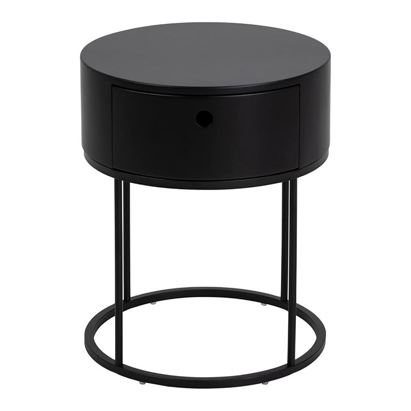 POLON Bedside Table 40cm - Black