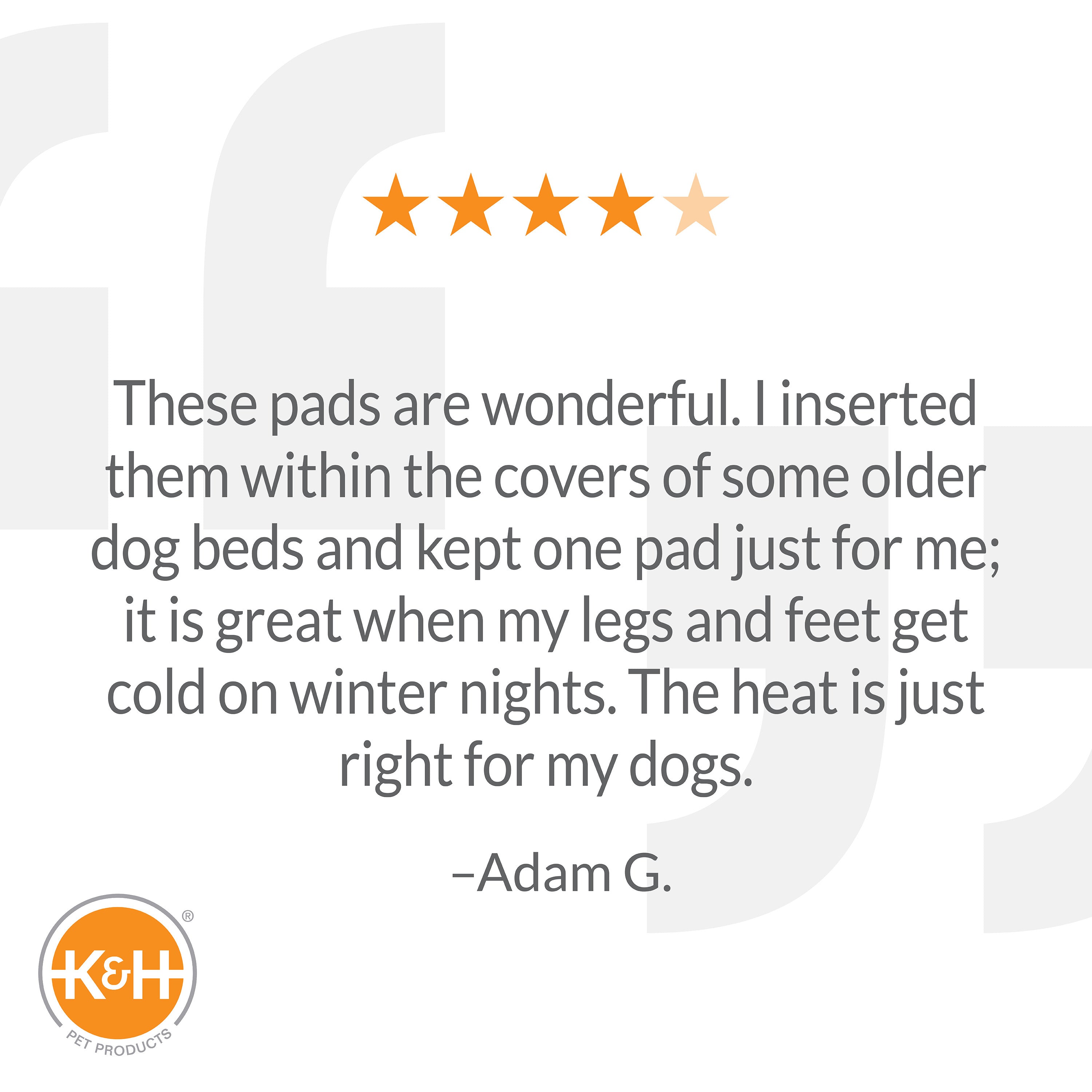 KandH Self-Warming Crate Pad