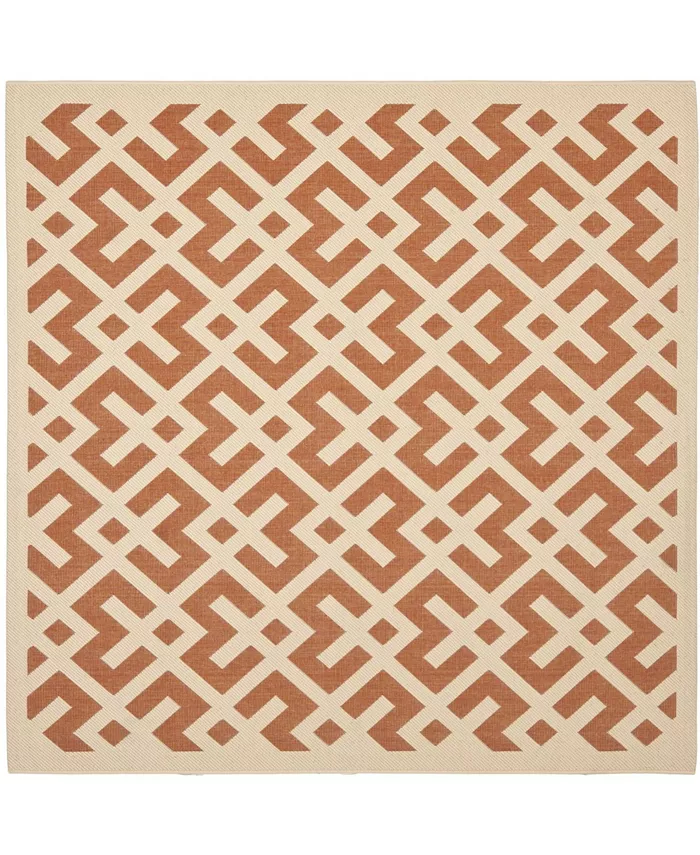Safavieh Courtyard Terracotta and Bone 6'7