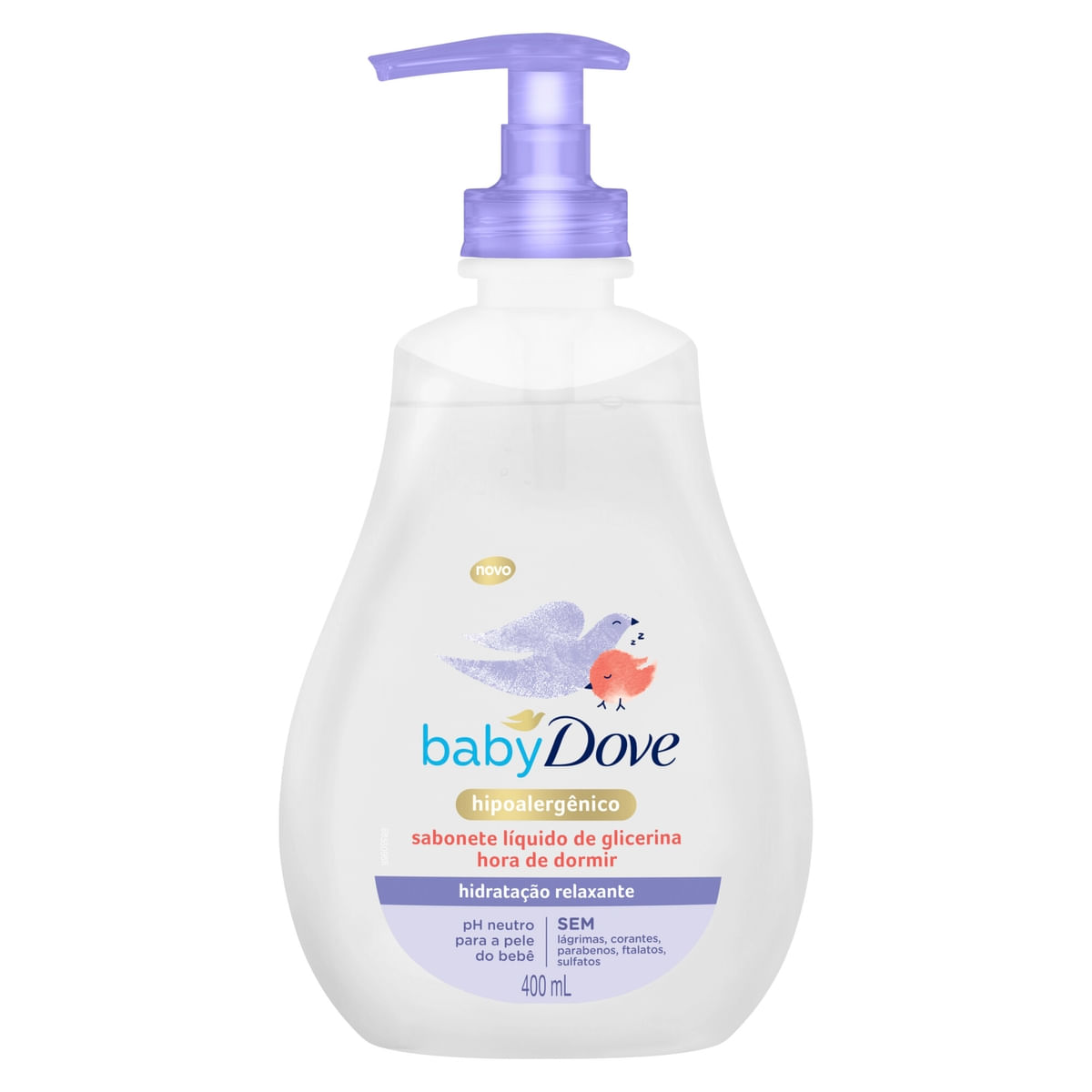 Sabonete Liquido de Glicerina Baby Dove Hora de Dormir 400ml