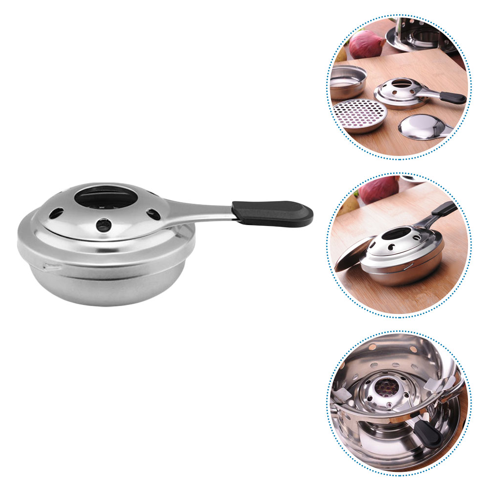 Hemoton Fuel Holder Chafing Dish Stove Gas Buffet Warmer Can Roundset Cans Tray Steel Stainless Party Buffets Box Metal Chafers