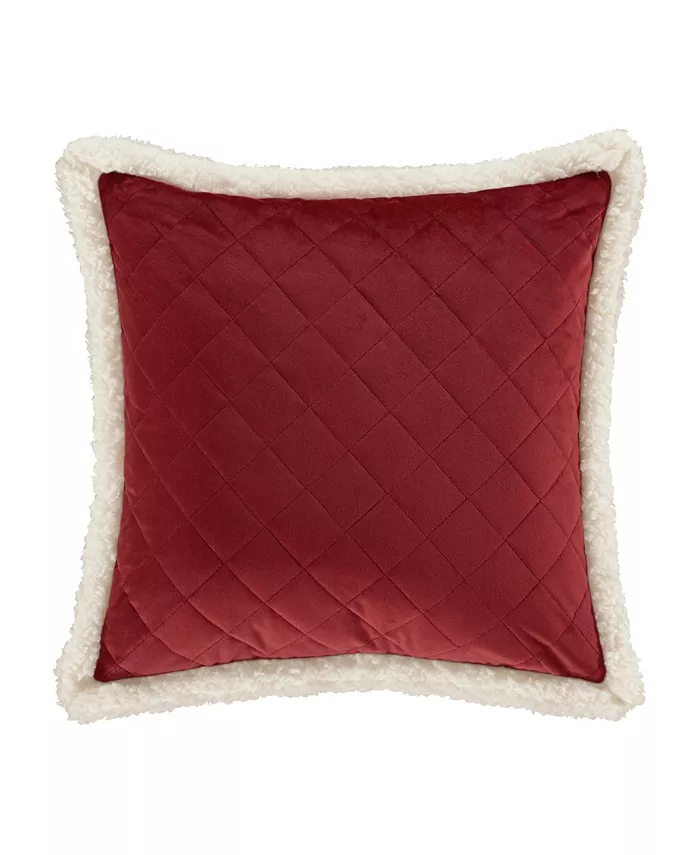 J Queen New York Casey Quilted Decorative Pillow， 18