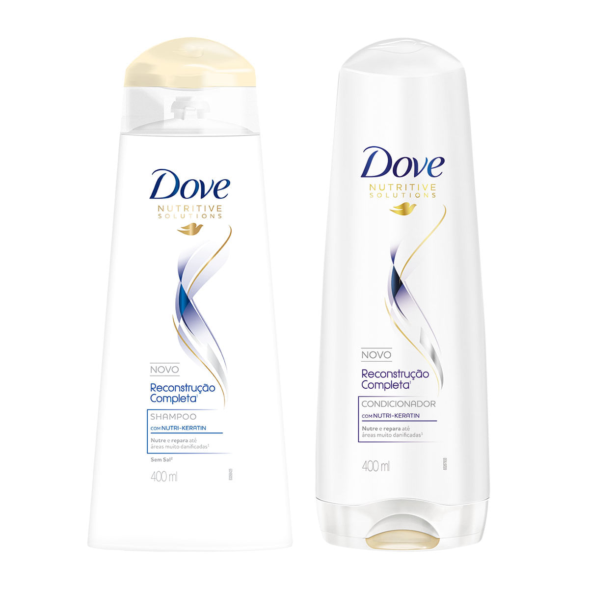 Kit Shampoo + Condicionador Dove Reconstrucao Completa